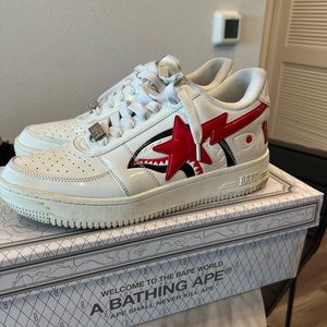 A BATHING APE BAPE STA LOW SHARK SIZE 10